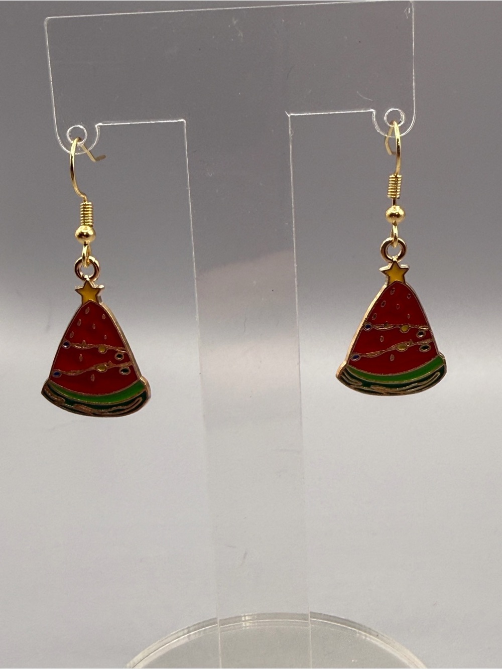 Christmas in July Earrings - Handmade #E0556C